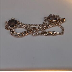 Solid 10k bracelet with Gemstones